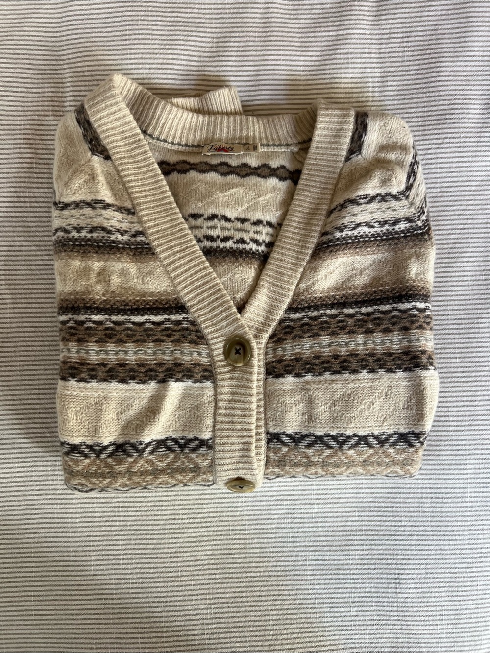 Faherty Fairisle Cardigan - Picture 3 of 6